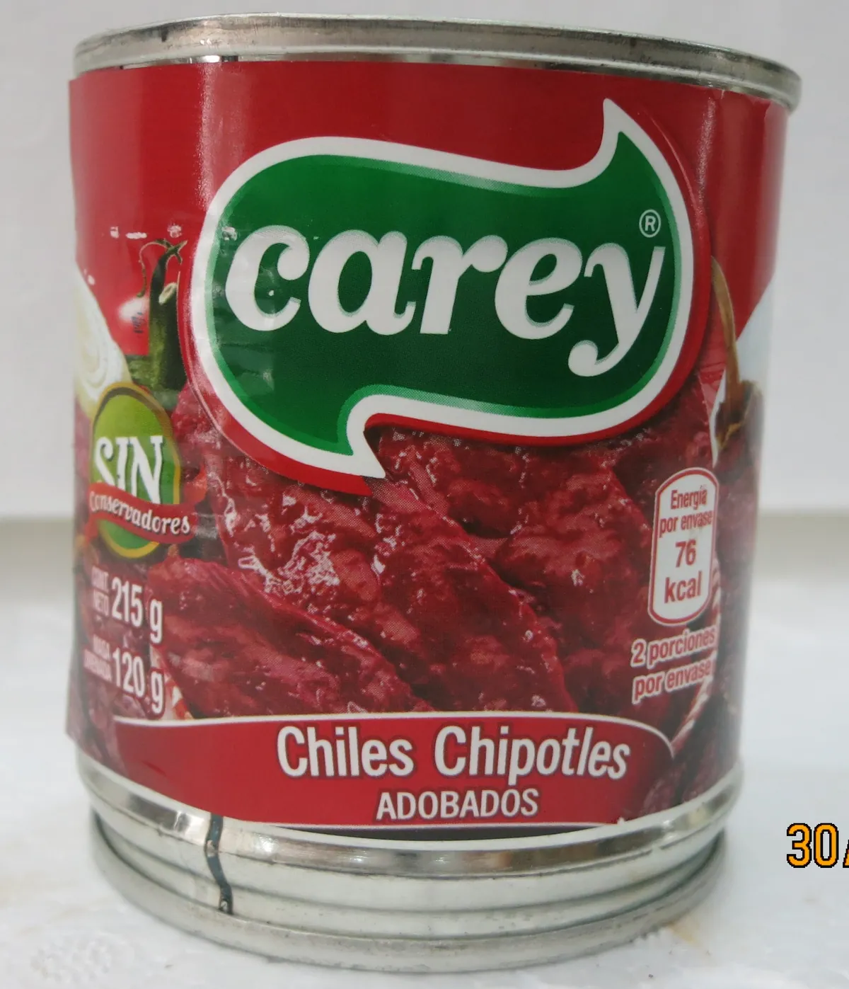 Canned Chipotles in Adobo Sauce, 215g
