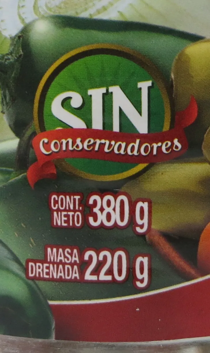 Canned Whole Jalapeno, 380g — weight